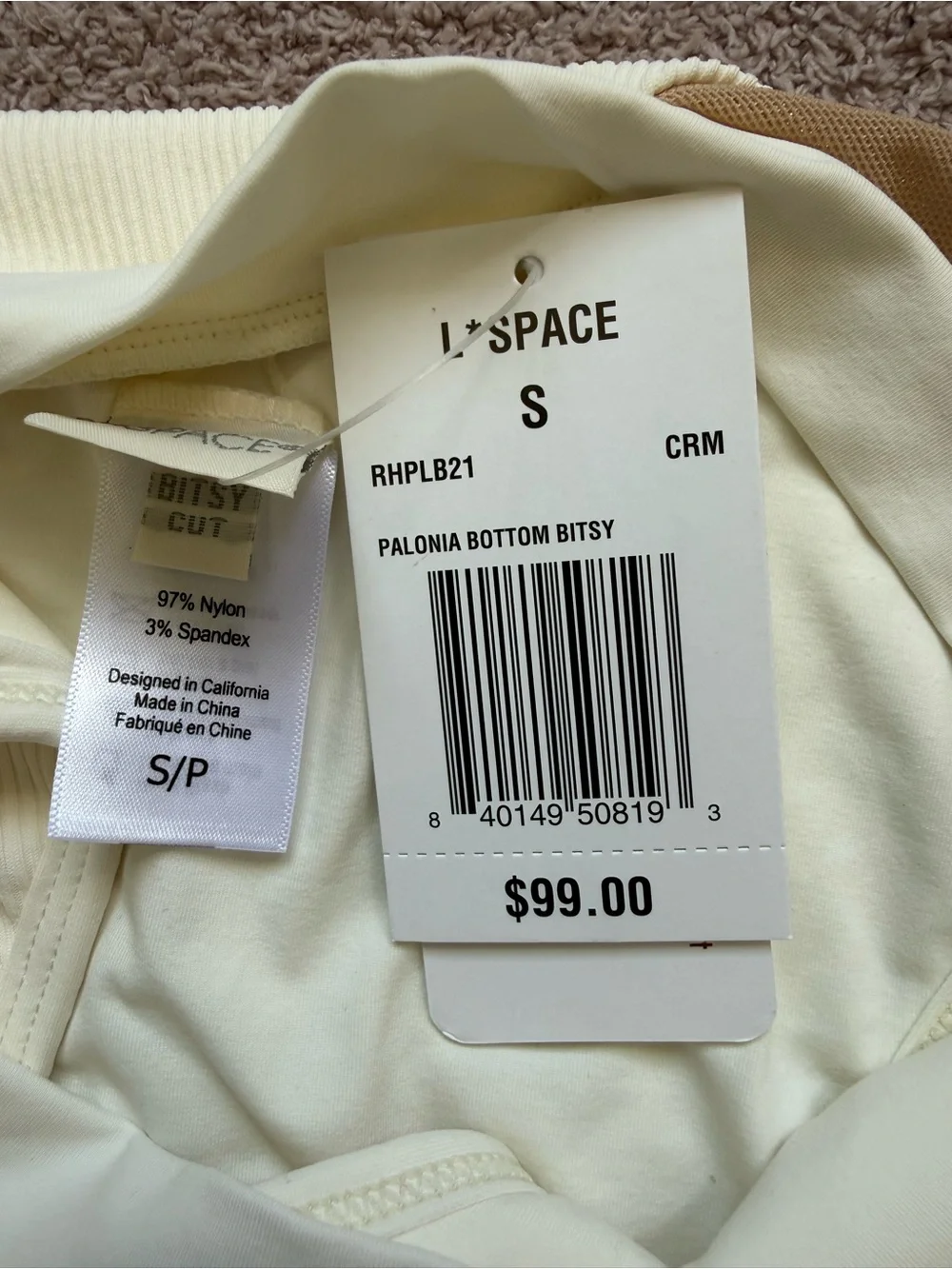 NEW - l*space - SET - Macey Top / PALONIA Bitsy Bottom- CREAM - Picture 7 of 12